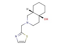 (4aS*,8aS*)-2-(1,3-thiazol-2-ylmethyl)octahydroisoquinolin-4a(2H)-ol
