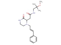 N-(2-methoxy-2-methylpropyl)-2-{3-oxo-1-[(2E)-3-phenyl-2-propen-1-yl]-2-piperazinyl}acetamide