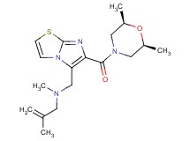 N-[(6-{[(2R*,6S*)-2,6-dimethylmorpholin-4-yl]carbonyl}imidazo[2,1-b][1,3]thiazol-5-yl)methyl]-N,2-dimethylprop-2-en-1-amine