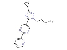 5-(1-butyl-3-cyclopropyl-1H-1,2,4-triazol-5-yl)-2-pyridin-2-ylpyrimidine