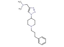 N,N-dimethyl-1-{1-[1-(3-phenylpropyl)piperidin-4-yl]-1H-1,2,3-triazol-4-yl}methanamine