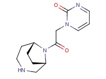 1-{2-[rel-(1S,6R)-3,9-diazabicyclo[4.2.1]non-9-yl]-2-oxoethyl}-2(1H)-pyrimidinone hydrochloride