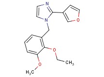 1-(2-ethoxy-3-methoxybenzyl)-2-(3-furyl)-1H-imidazole