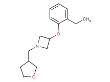 3-(2-ethylphenoxy)-1-(tetrahydrofuran-3-ylmethyl)azetidine