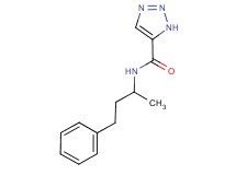 N-(1-methyl-3-phenylpropyl)-1H-1,2,3-triazole-5-carboxamide