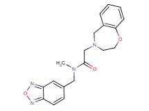 N-(2,1,3-benzoxadiazol-5-ylmethyl)-2-(2,3-dihydro-1,4-benzoxazepin-4(5H)-yl)-N-methylacetamide