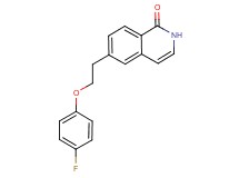 6-[2-(4-fluorophenoxy)ethyl]isoquinolin-1(2H)-one