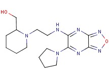 [1-(2-{[6-(1-pyrrolidinyl)[1,2,5]oxadiazolo[3,4-b]pyrazin-5-yl]amino}ethyl)-2-piperidinyl]methanol