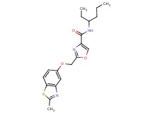 N-(1-ethylbutyl)-2-{[(2-methyl-1,3-benzothiazol-5-yl)oxy]methyl}-1,3-oxazole-4-carboxamide