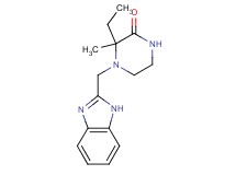 4-(1H-benzimidazol-2-ylmethyl)-3-ethyl-3-methylpiperazin-2-one