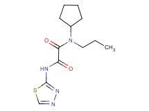N-cyclopentyl-N-propyl-N'-1,3,4-thiadiazol-2-ylethanediamide
