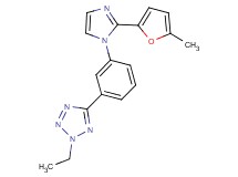 2-ethyl-5-{3-[2-(5-methyl-2-furyl)-1H-imidazol-1-yl]phenyl}-2H-tetrazole