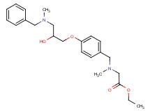 ethyl N-(4-{3-[benzyl(methyl)amino]-2-hydroxypropoxy}benzyl)-N-methylglycinate