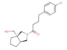 [(3aS*,6aS*)-2-[4-(4-chlorophenyl)butanoyl]hexahydrocyclopenta[c]pyrrol-3a(1H)-yl]methanol