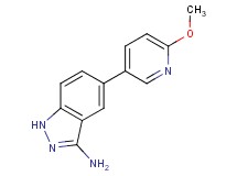 5-(6-methoxypyridin-3-yl)-1H-indazol-3-amine