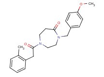 4-(4-methoxybenzyl)-1-[(2-methylphenyl)acetyl]-1,4-diazepan-5-one