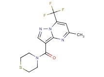 5-methyl-3-(thiomorpholin-4-ylcarbonyl)-7-(trifluoromethyl)pyrazolo[1,5-a]pyrimidine