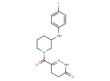6-({3-[(4-fluorophenyl)amino]-1-piperidinyl}carbonyl)-4,5-dihydro-3(2H)-pyridazinone