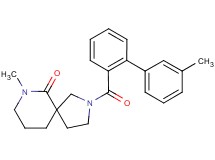 7-methyl-2-[(3'-methylbiphenyl-2-yl)carbonyl]-2,7-diazaspiro[4.5]decan-6-one