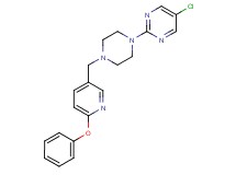 5-chloro-2-{4-[(6-phenoxypyridin-3-yl)methyl]piperazin-1-yl}pyrimidine