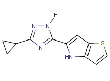 5-(3-cyclopropyl-1H-1,2,4-triazol-5-yl)-4H-thieno[3,2-b]pyrrole