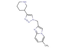 6-methyl-2-{[4-(3-piperidinyl)-1H-1,2,3-triazol-1-yl]methyl}imidazo[1,2-a]pyridine dihydrochloride