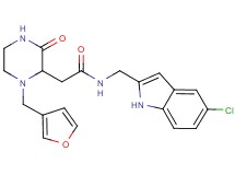 N-[(5-chloro-1H-indol-2-yl)methyl]-2-[1-(3-furylmethyl)-3-oxo-2-piperazinyl]acetamide