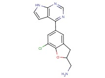 1-[7-chloro-5-(7H-pyrrolo[2,3-d]pyrimidin-4-yl)-2,3-dihydro-1-benzofuran-2-yl]methanamine