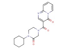 3-[(4-cyclohexyl-3-oxo-1-piperazinyl)carbonyl]-4H-pyrido[1,2-a]pyrimidin-4-one