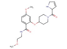 2-{[1-(2,5-dihydro-1H-pyrrol-2-ylcarbonyl)piperidin-4-yl]oxy}-4-methoxy-N-(2-methoxyethyl)benzamide