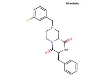 (3S,9aR)-3-benzyl-8-(3-fluorobenzyl)tetrahydro-2H-pyrazino[1,2-a]pyrazine-1,4(3H,6H)-dione