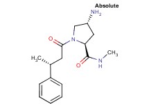 (2S,4R)-4-amino-N-methyl-1-[(3R)-3-phenylbutanoyl]pyrrolidine-2-carboxamide