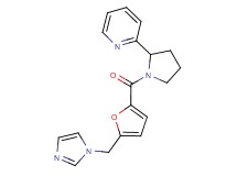 2-{1-[5-(1H-imidazol-1-ylmethyl)-2-furoyl]pyrrolidin-2-yl}pyridine