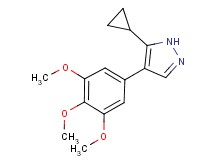 5-cyclopropyl-4-(3,4,5-trimethoxyphenyl)-1H-pyrazole