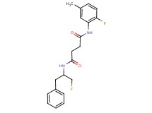 N-(1-benzyl-2-fluoroethyl)-N'-(2-fluoro-5-methylphenyl)succinamide