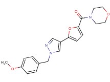 4-{5-[1-(4-methoxybenzyl)-1H-pyrazol-4-yl]-2-furoyl}morpholine