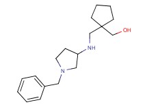 (1-{[(1-benzylpyrrolidin-3-yl)amino]methyl}cyclopentyl)methanol
