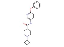 1-cyclobutyl-N-(6-phenoxy-3-pyridinyl)-4-piperidinecarboxamide