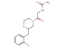 N-{2-[2-(2-chlorobenzyl)-4-morpholinyl]-2-oxoethyl}urea