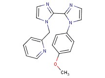 1-(4-methoxyphenyl)-1'-(pyridin-2-ylmethyl)-1H,1'H-2,2'-biimidazole