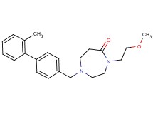 4-(2-methoxyethyl)-1-[(2'-methyl-4-biphenylyl)methyl]-1,4-diazepan-5-one