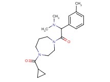 2-[4-(cyclopropylcarbonyl)-1,4-diazepan-1-yl]-N,N-dimethyl-1-(3-methylphenyl)-2-oxoethanamine