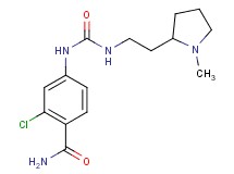 2-chloro-4-[({[2-(1-methylpyrrolidin-2-yl)ethyl]amino}carbonyl)amino]benzamide