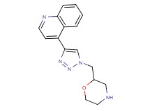 4-[1-(2-morpholinylmethyl)-1H-1,2,3-triazol-4-yl]quinoline hydrochloride