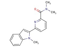 N,N-dimethyl-6-(1-methyl-1H-indol-2-yl)pyridine-2-carboxamide