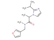 N-(3-furylmethyl)-2-(2-isopropyl-1H-imidazol-1-yl)-N-methylpropanamide
