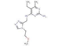 5-ethyl-N~4~-{[4-(2-methoxyethyl)-4H-1,2,4-triazol-3-yl]methyl}-6-methylpyrimidine-2,4-diamine