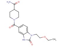 1-{[1-(2-ethoxyethyl)-2-oxo-2,3-dihydro-1H-benzimidazol-5-yl]carbonyl}piperidine-4-carboxamide