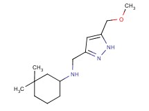 (3,3-dimethylcyclohexyl){[5-(methoxymethyl)-1H-pyrazol-3-yl]methyl}amine