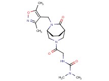 N'-(2-{(1S*,5R*)-6-[(3,5-dimethylisoxazol-4-yl)methyl]-7-oxo-3,6-diazabicyclo[3.2.2]non-3-yl}-2-oxoethyl)-N,N-dimethylurea